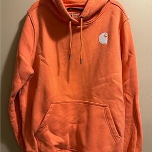 Carhartt Orange Hoodie with Logo
